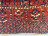Antique Khachli Bokara Rug 4'3" x 5' 1"