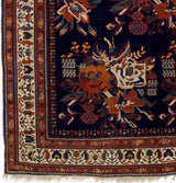 Antique  Tribal Afshar Rug 5' 2" x 6' 6"