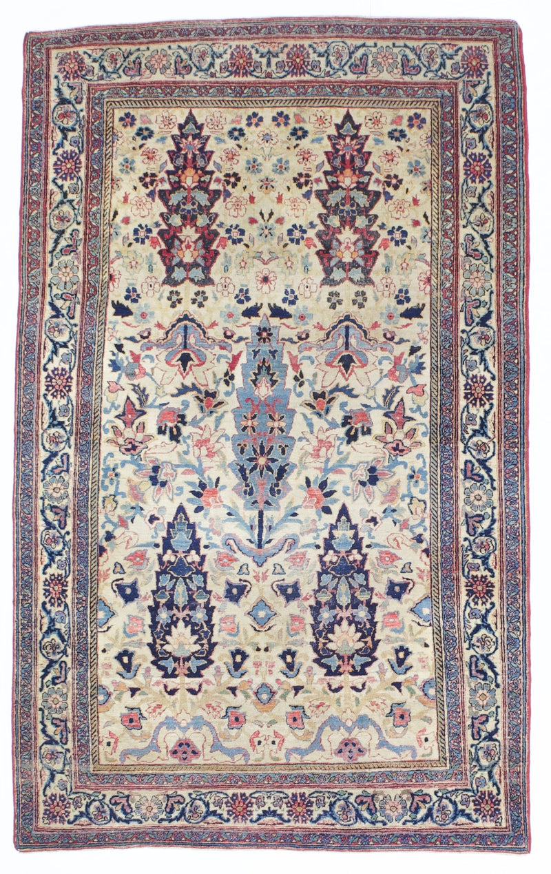 Antique  Senneh Wool Rug 4' 1