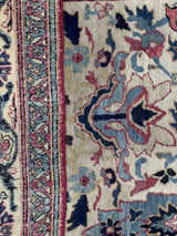 Antique  Senneh Wool Rug 4' 1" x 6' 8"