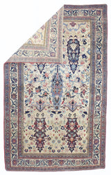 Antique  Senneh Wool Rug 4' 1" x 6' 8"