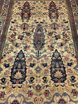 Antique  Senneh Wool Rug 4' 1" x 6' 8"