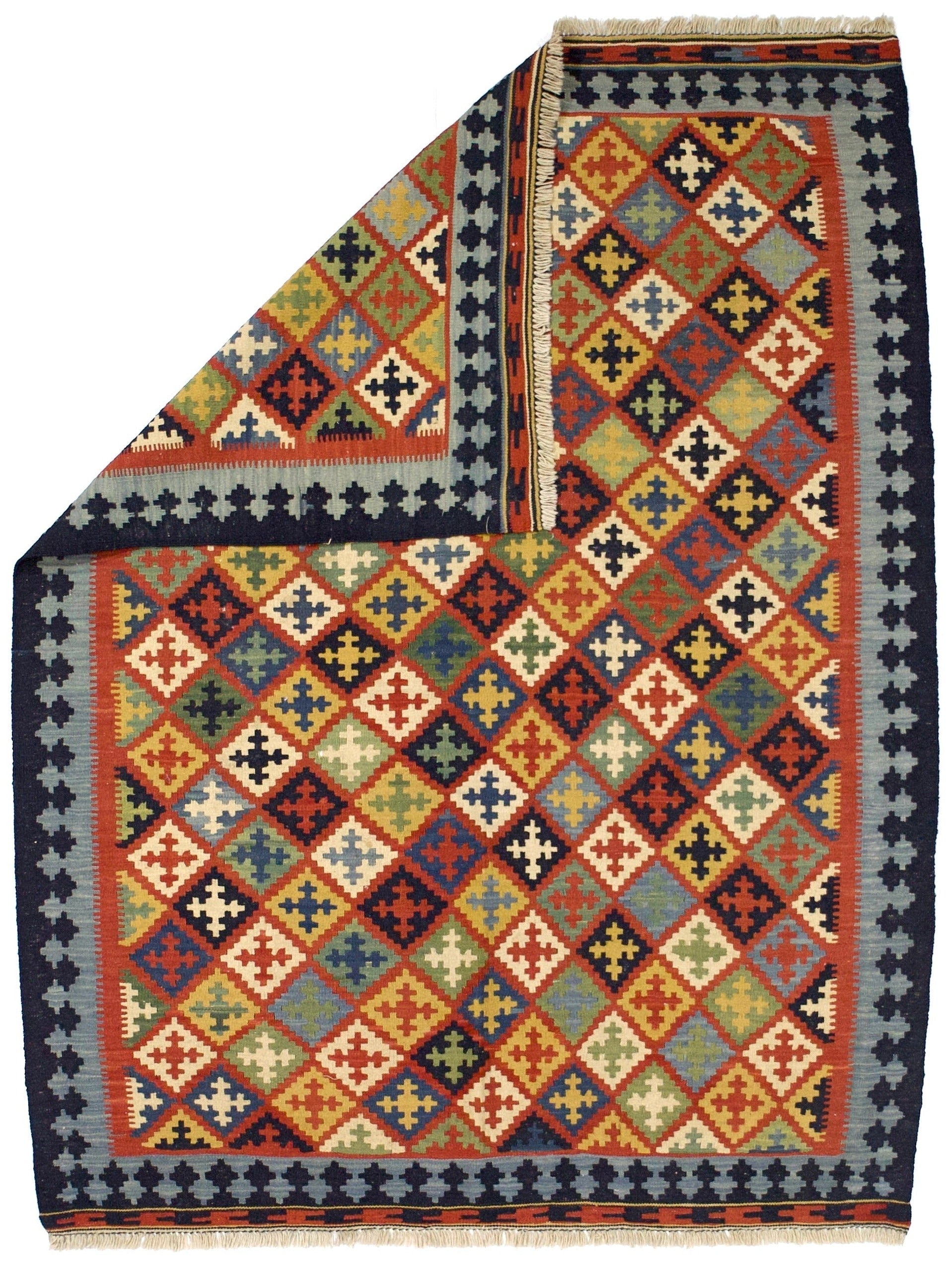 Shiraz Kilim Rug 5' 6'' x 7' 3''