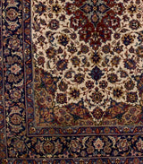 Extremely Fine Isfahan Rug 3'5" x 5' 3"