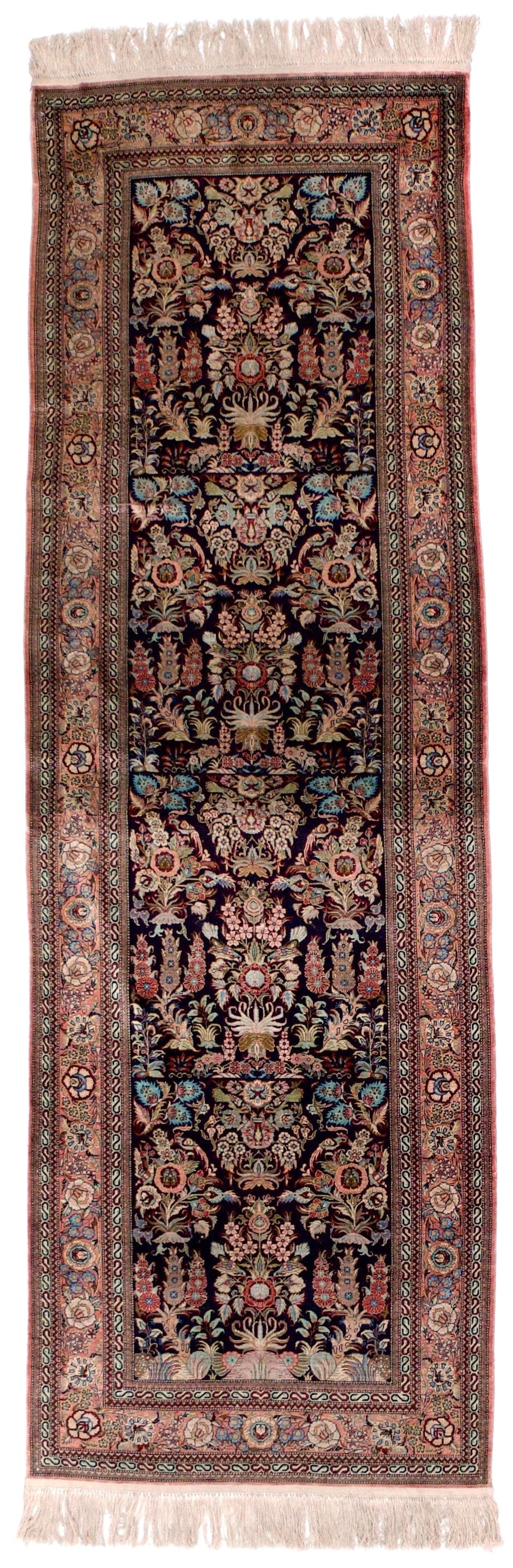 Silk Qum Runner 2' 1'' x 8' 0"