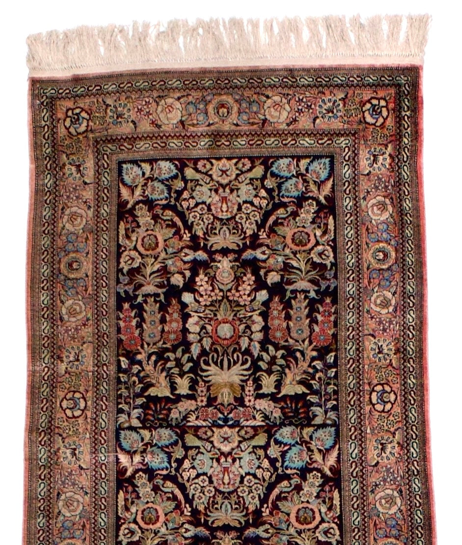 Silk Qum Runner 2' 1'' x 8' 0"