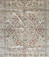 Fine Vintage Turkish Silk Hereke Rug 5' 0" x 8' 0"