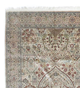 Fine Vintage Turkish Silk Hereke Rug 5' 0" x 8' 0"