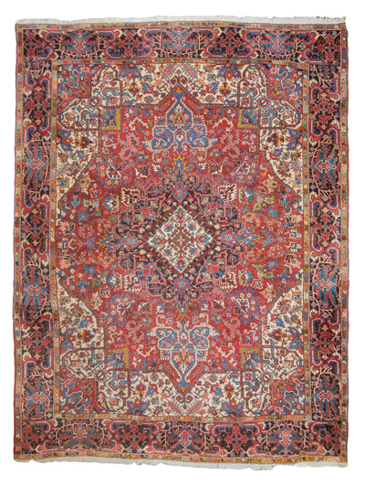 Antique  Heriz Rug 9'11'' x 13'3''
