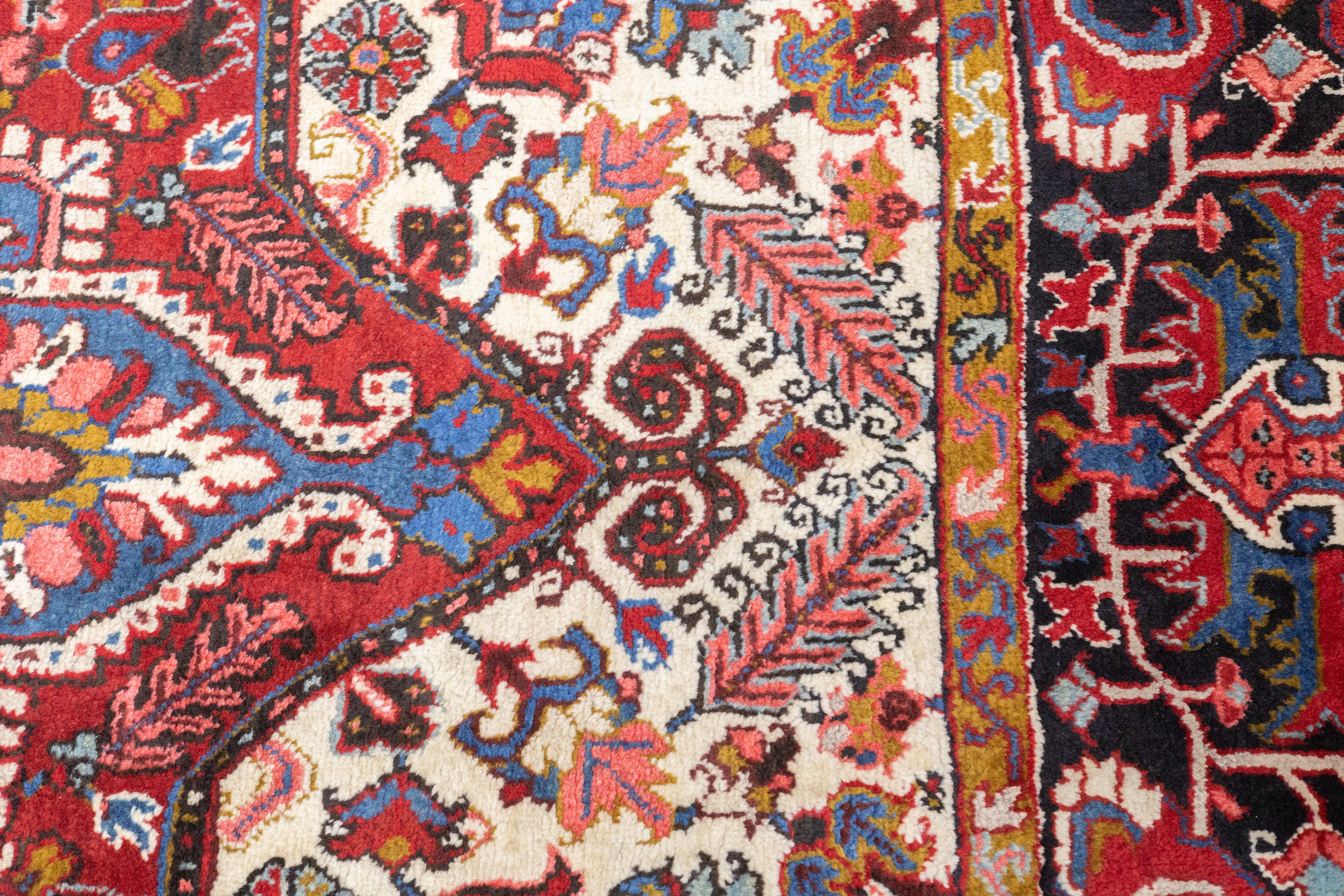 Antique  Heriz Rug 9'11'' x 13'3''