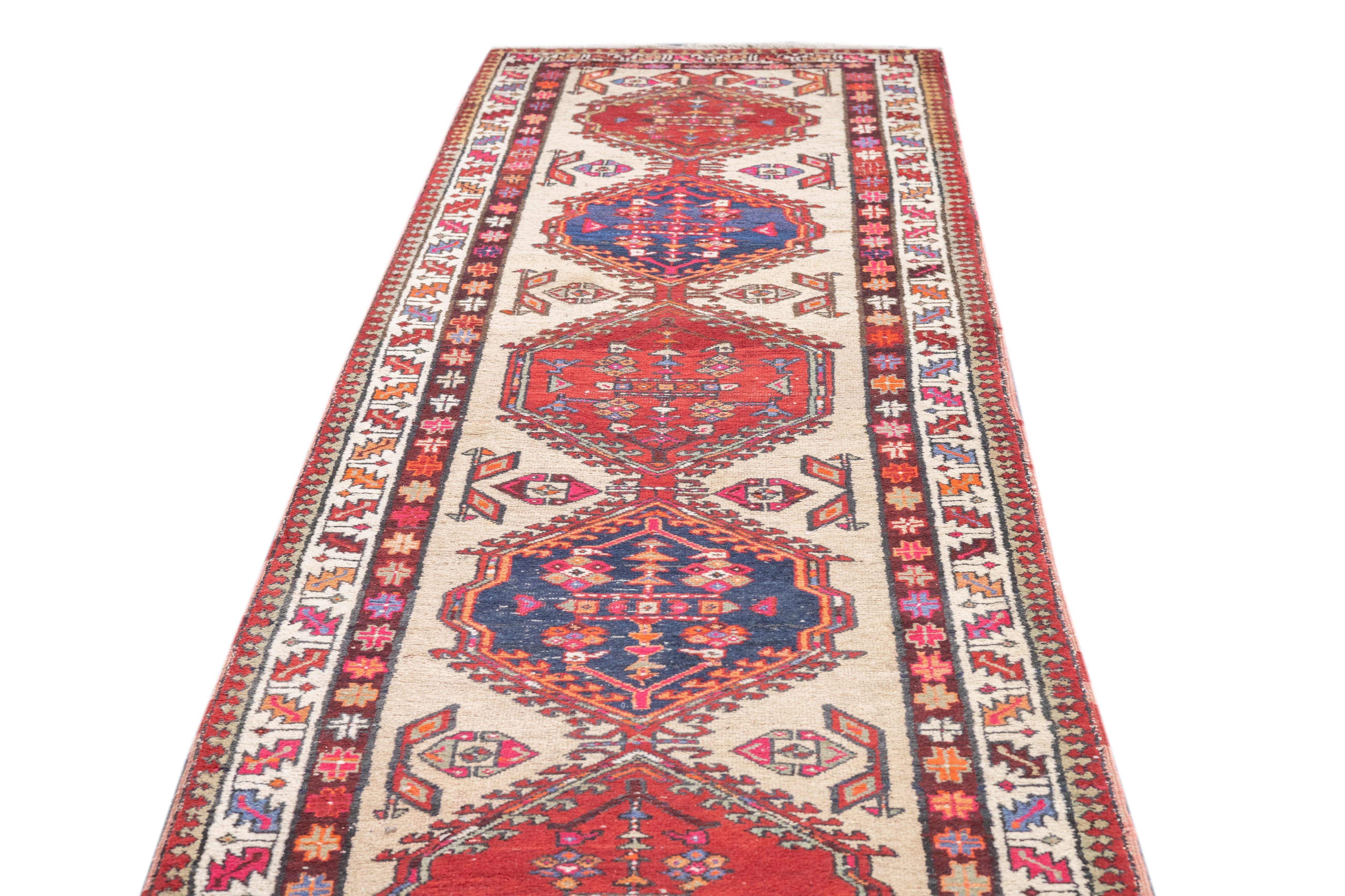 Antique  Sarab Runner 3'5'' x 10'10''