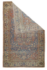 Antique Isfahan Rug 4' 2" x 6' 7"