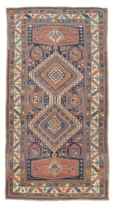 Antique Caucasian Shirvan 4' x 7'5''