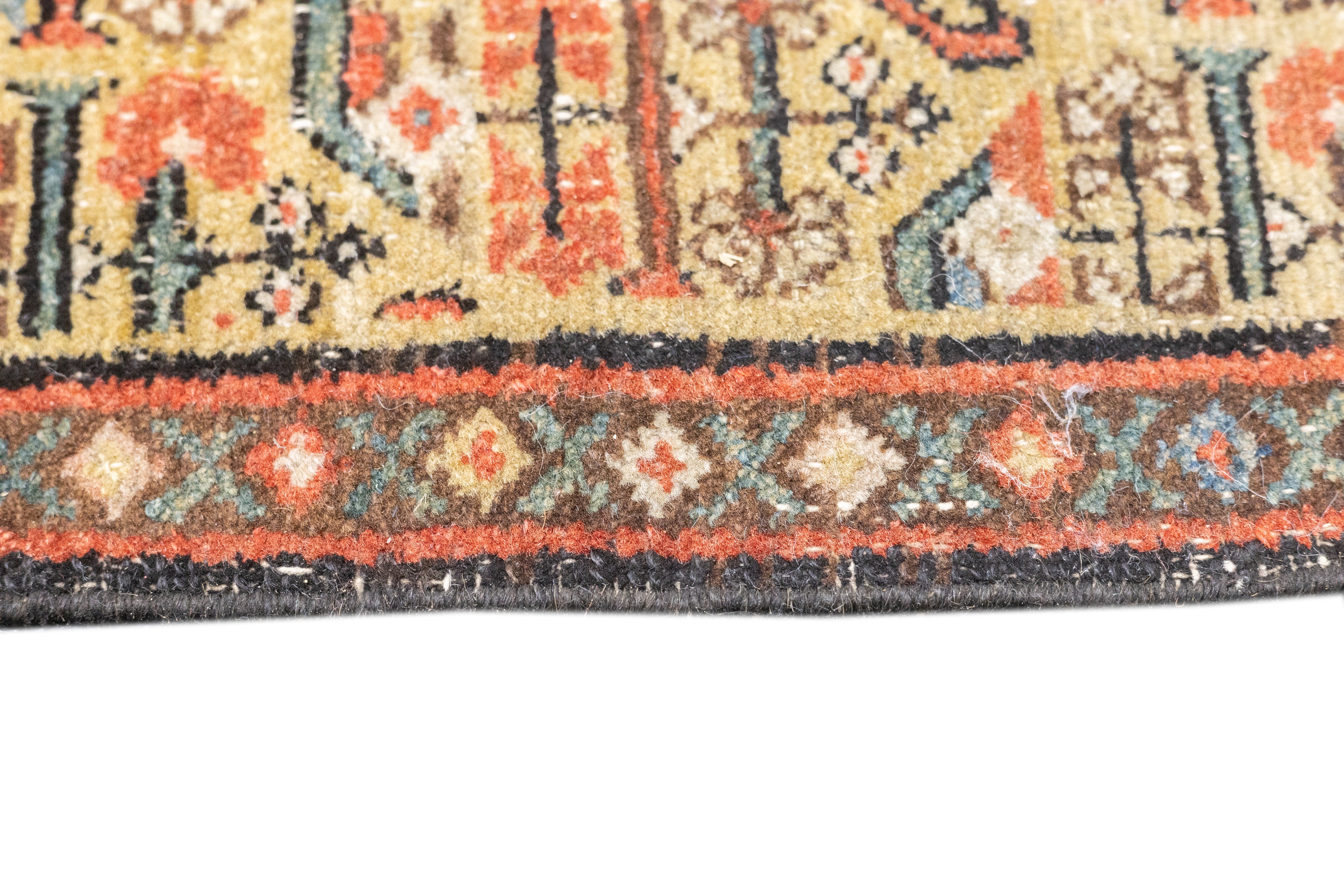 Antique  Farahan Rug 3'3'' x 4'9''