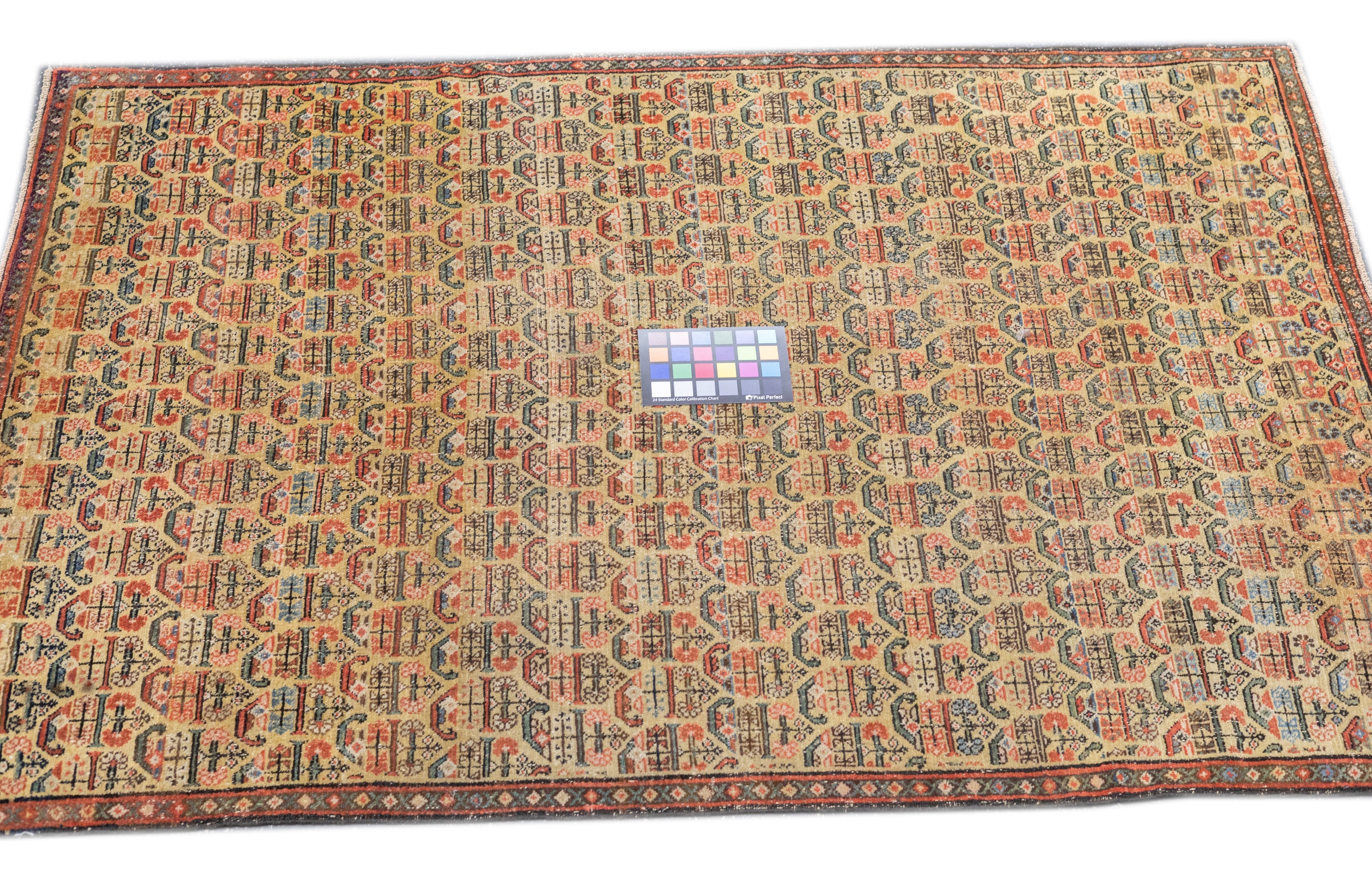 Antique  Farahan Rug 3'3'' x 4'9''