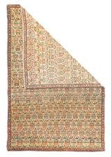Antique  Farahan Rug 3'3'' x 4'9''
