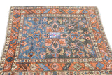 Antique Heriz Rug 4'0" x 4'5''