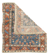 Antique Heriz Rug 4'0" x 4'5''