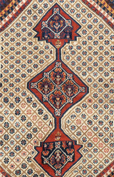 Antique Persian Qashqai Rug 3'4'' x 5'3''