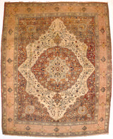 Antique Tabriz Haji Jalili Rug 9' 6" x 11' 8''