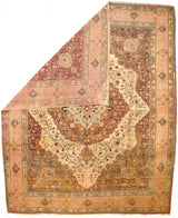 Antique Tabriz Haji Jalili Rug 9' 6" x 11' 8''