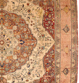 Antique Tabriz Haji Jalili Rug 9' 6" x 11' 8''