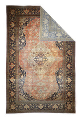 Antique Mohtasham Kashan Rug 10' 5'' x 16' 1''