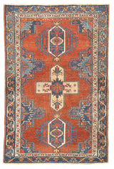 Antique Persian Heriz 3'10'' x 4'5''