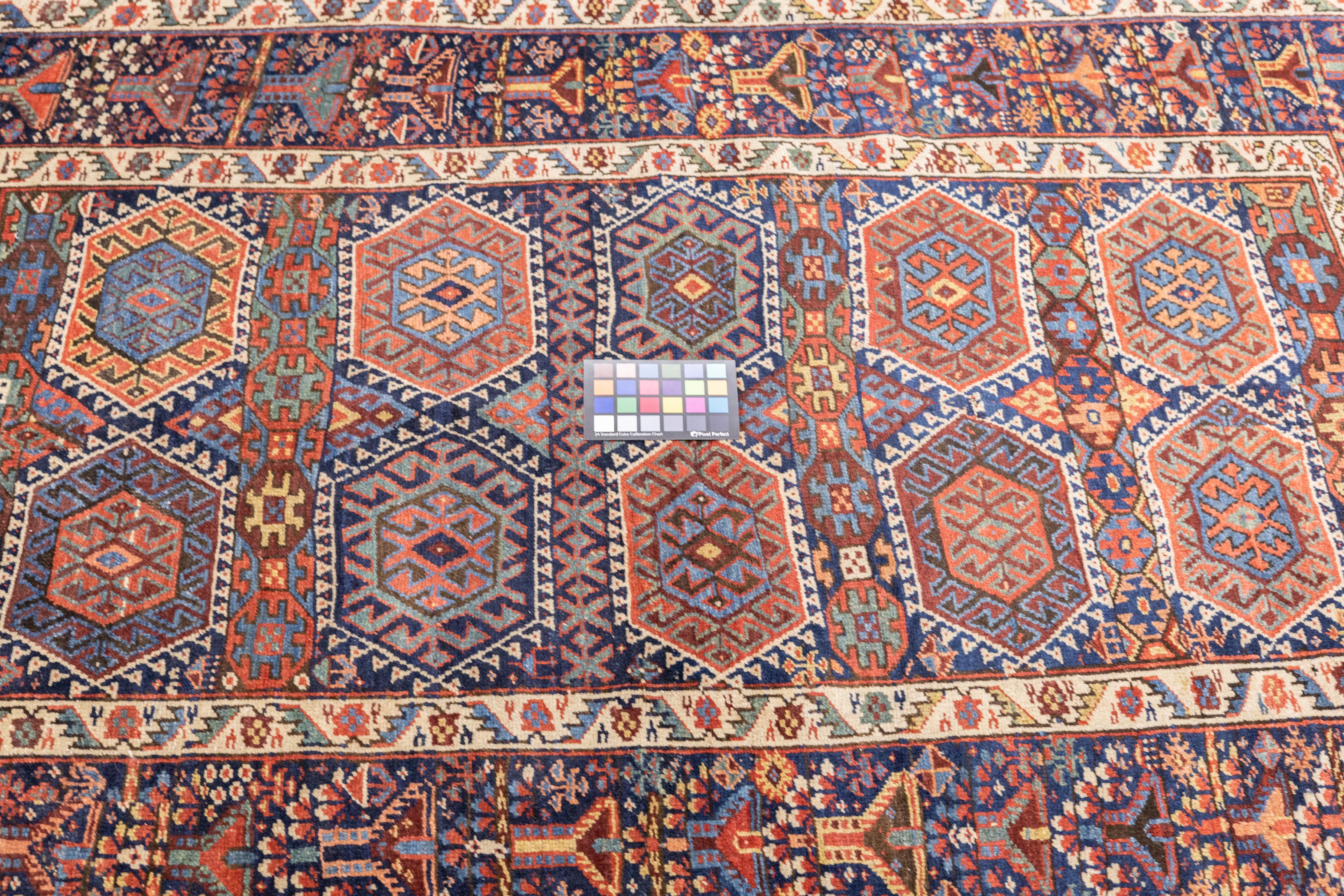 Antique Tribal Kurdish Rug 4'2'' x 6'4''