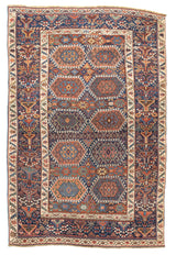 Antique Persian Tribal Kurdish Rug 4'2'' x 6'4''