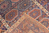 Antique Tribal Kurdish Rug 4'2'' x 6'4''