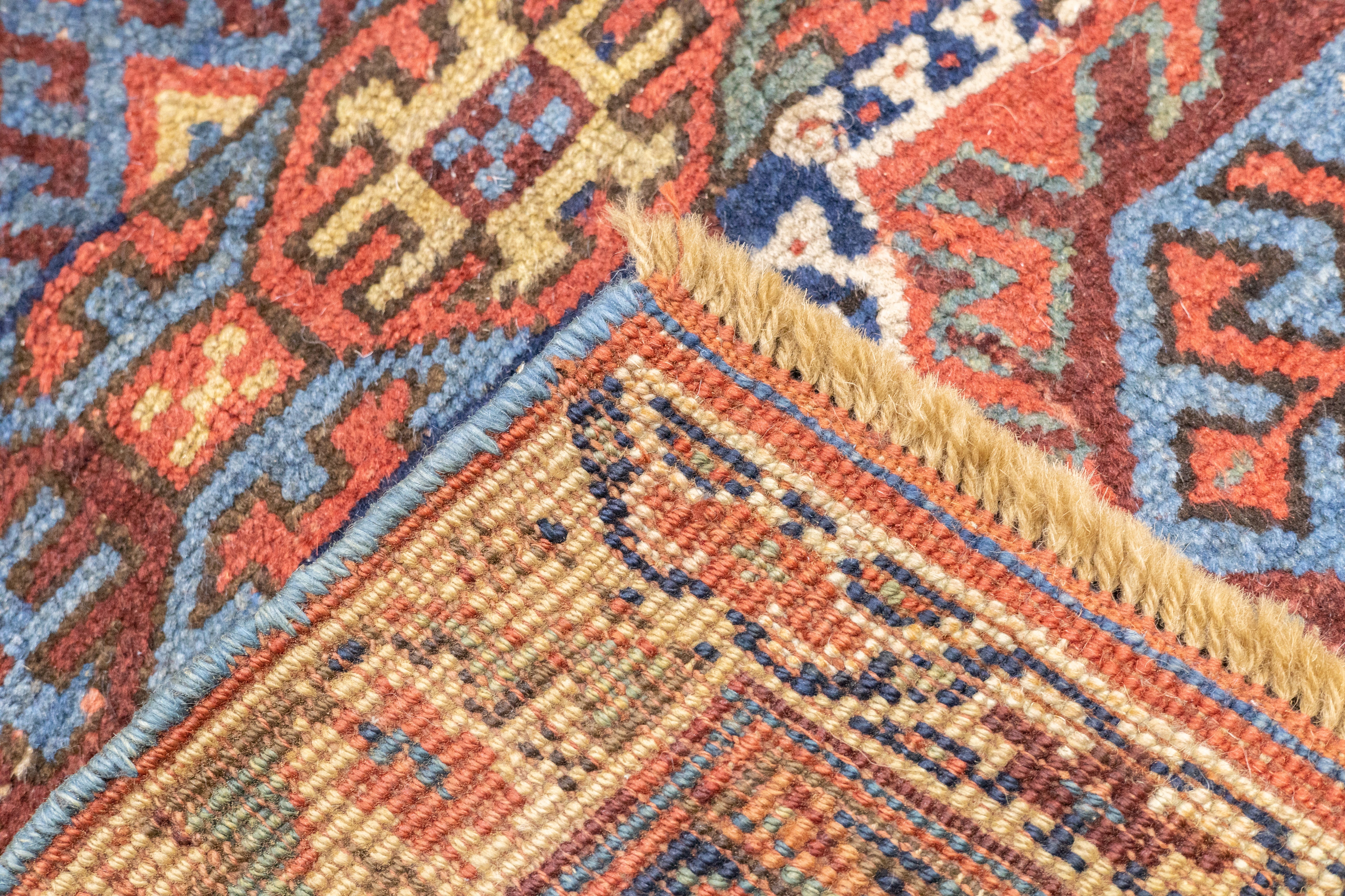 Antique Tribal Kurdish Rug 4'2'' x 6'4''
