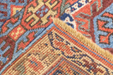 Antique Tribal Kurdish Rug 4'2'' x 6'4''