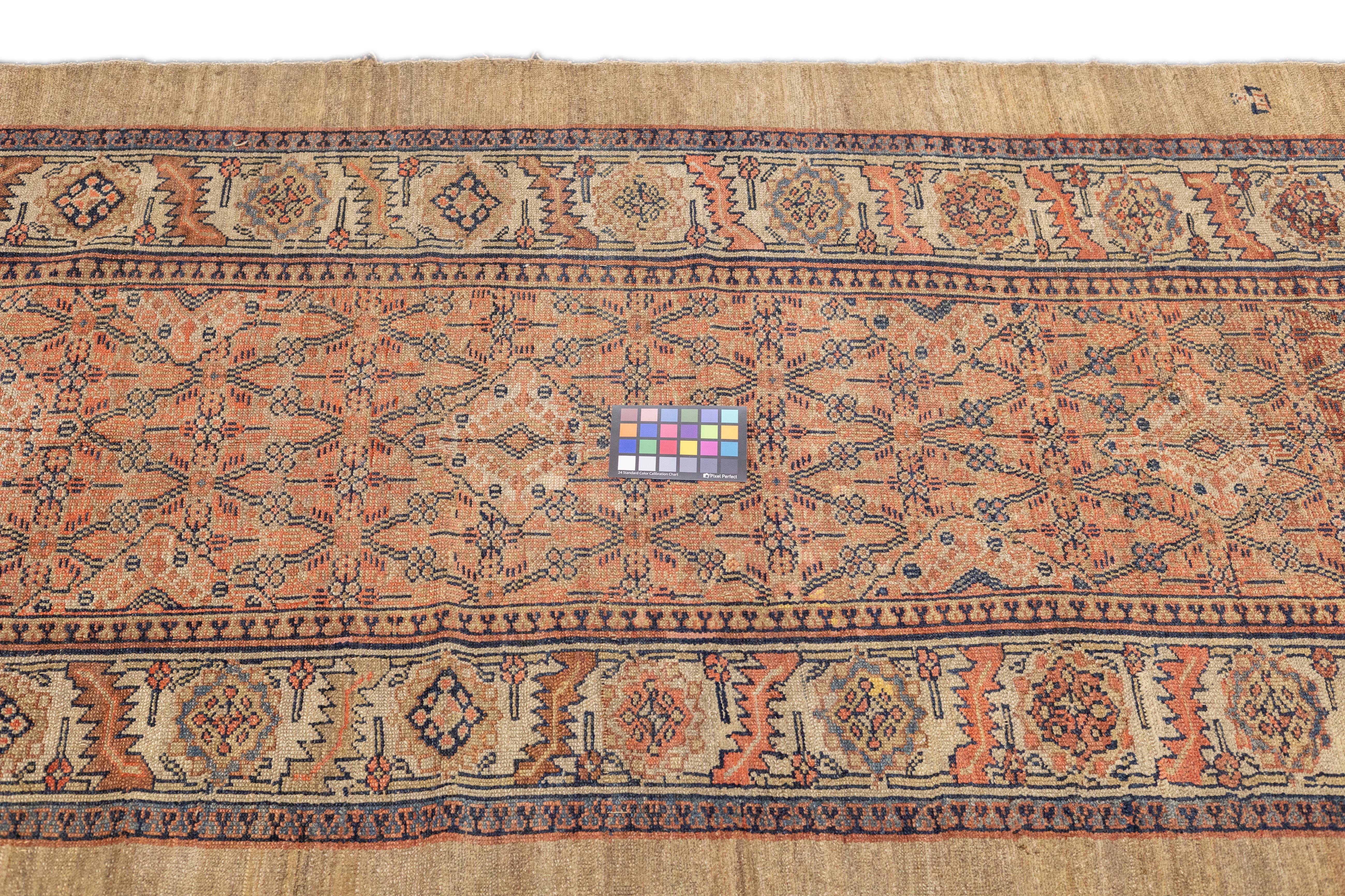 Antique  Sarab Rug 4'1'' x 9'3''