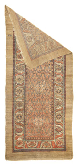 Antique  Sarab Rug 4'1'' x 9'3''