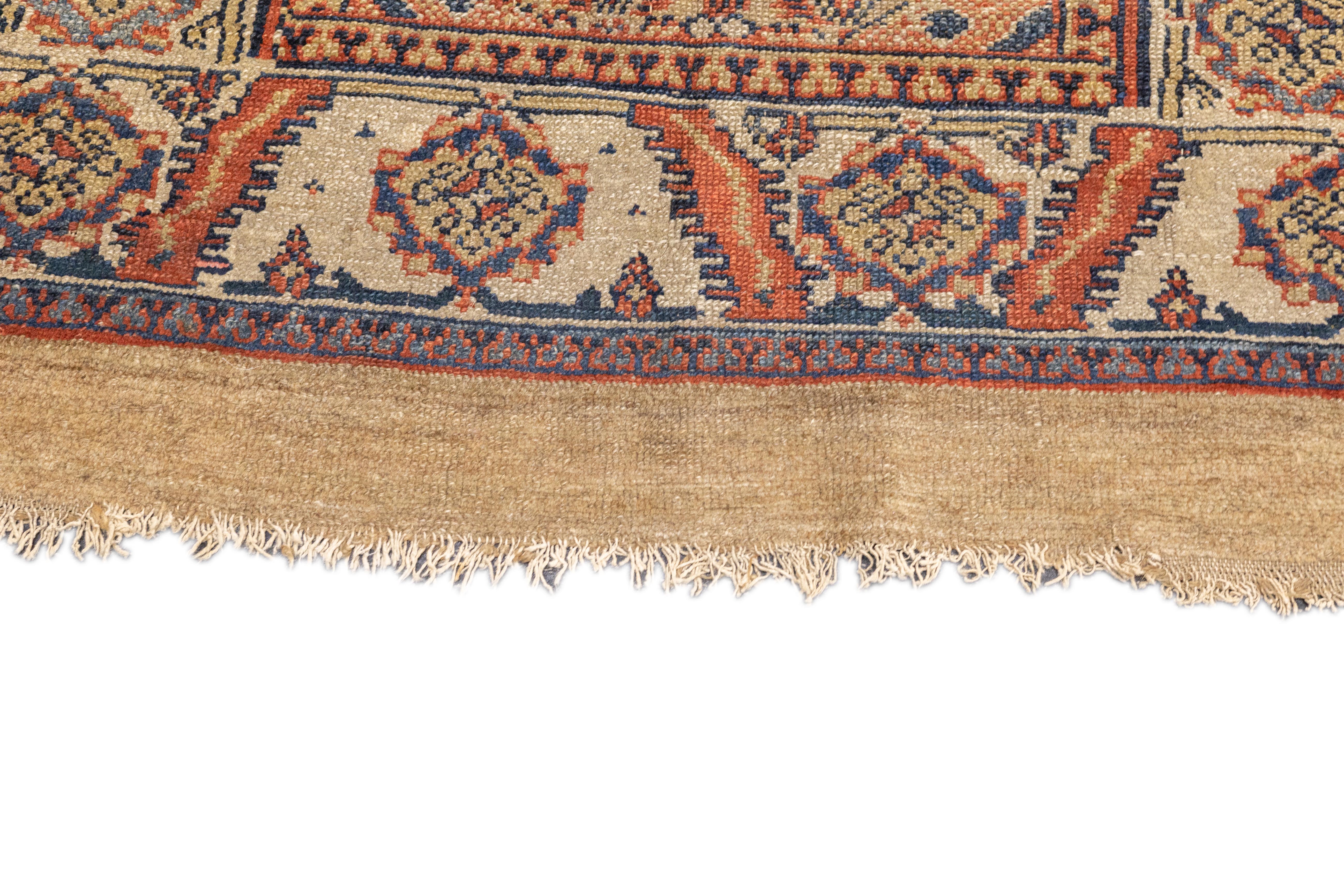 Antique  Sarab Rug 4'1'' x 9'3''