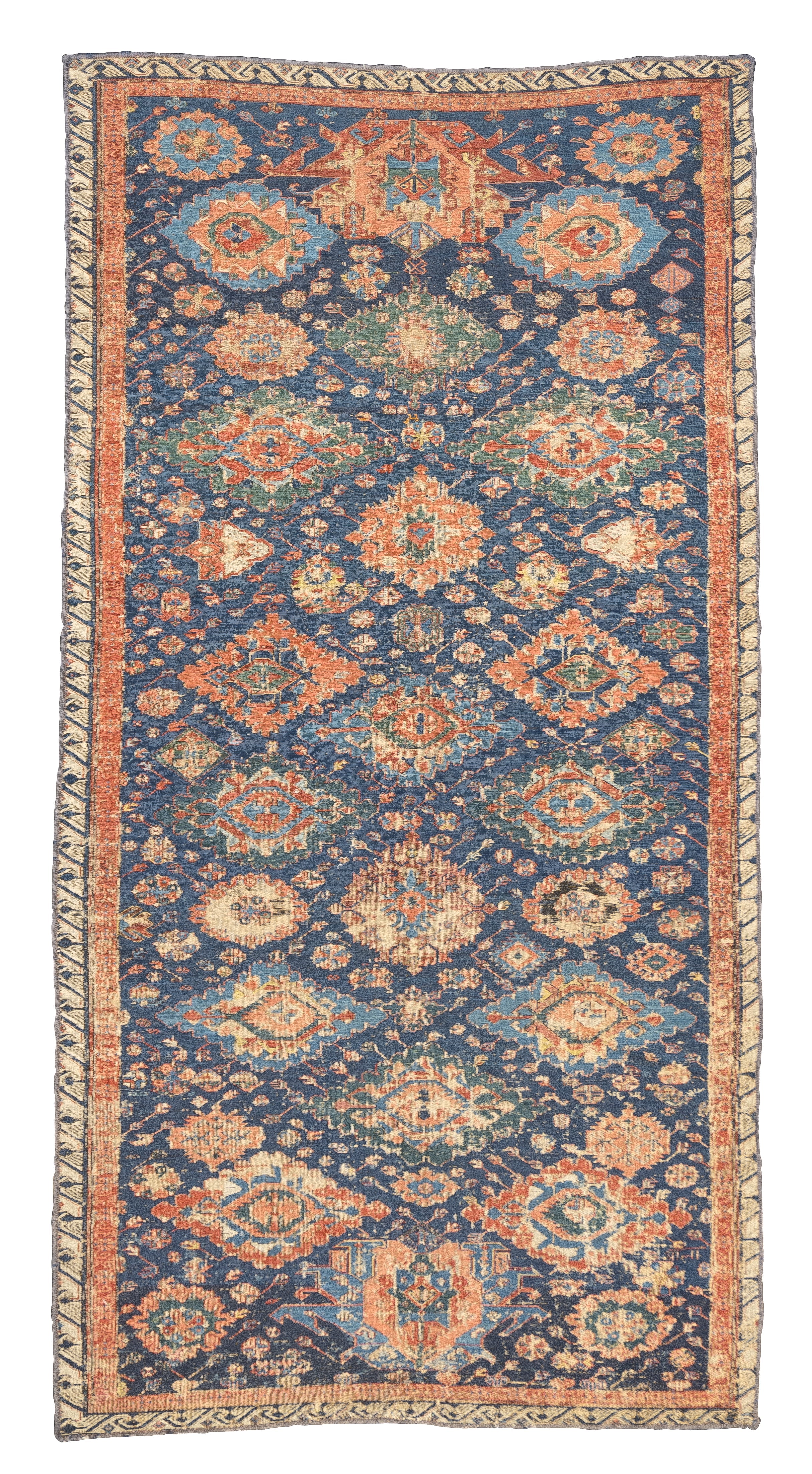 Antique Caucasian Soumak 4'3'' x 8'3''