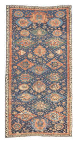 Antique Caucasian Soumak 4'3'' x 8'3''