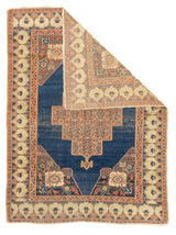 Antique  Senneh Rug 4'6'' x 6'2''