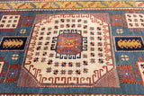 Antique Caucasian Karachov Kazak Rug 5'5'' x 6'10''