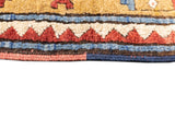 Antique Caucasian Karachov Kazak Rug 5'5'' x 6'10''