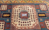 Antique Caucasian Karachov Kazak Rug 5'5'' x 6'10''