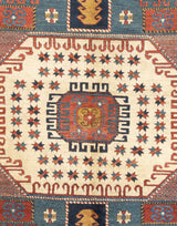 Antique Caucasian Karachov Kazak Rug 5'5'' x 6'10''