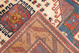 Antique Caucasian Karachov Kazak Rug 5'5'' x 6'10''