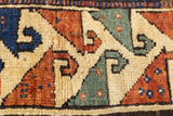 Antique Caucasian Kazak Rug 3'1'' x 4'3''