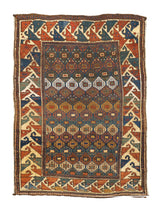Antique Caucasian Kazak Rug 3'1'' x 4'3''