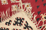 Vintage Turkish Kilim Rug 4'5'' x 4'6''