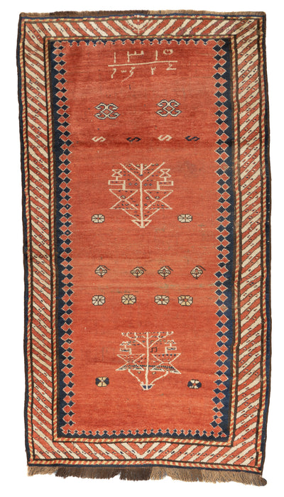 Antique Caucasian Kazak Rug 3'9'' x 6'10''