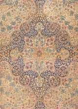 Antique  Lavar Kerman Rug 9'6'' x 13'5''