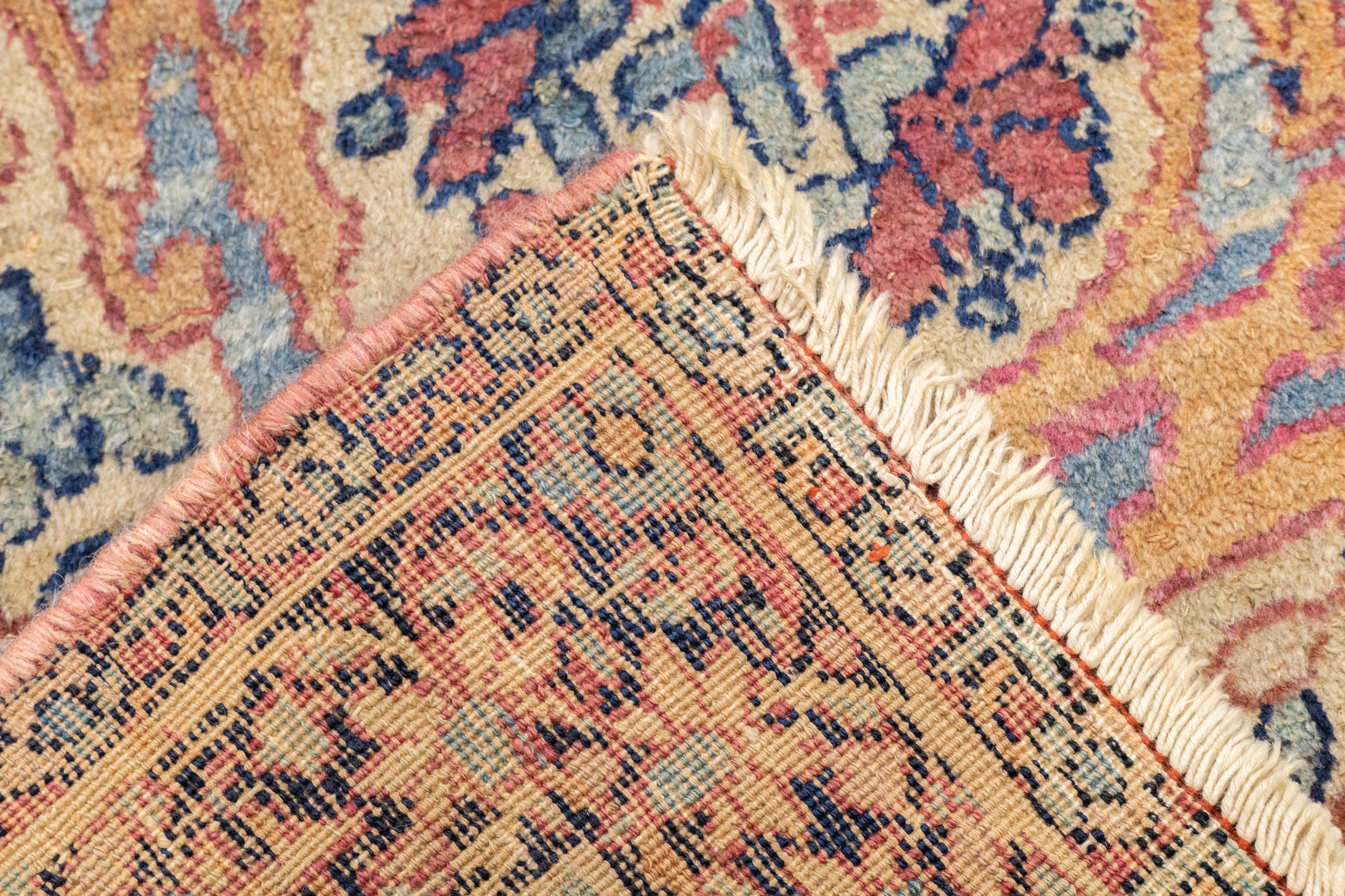 Antique  Lavar Kerman Rug 9'6'' x 13'5''